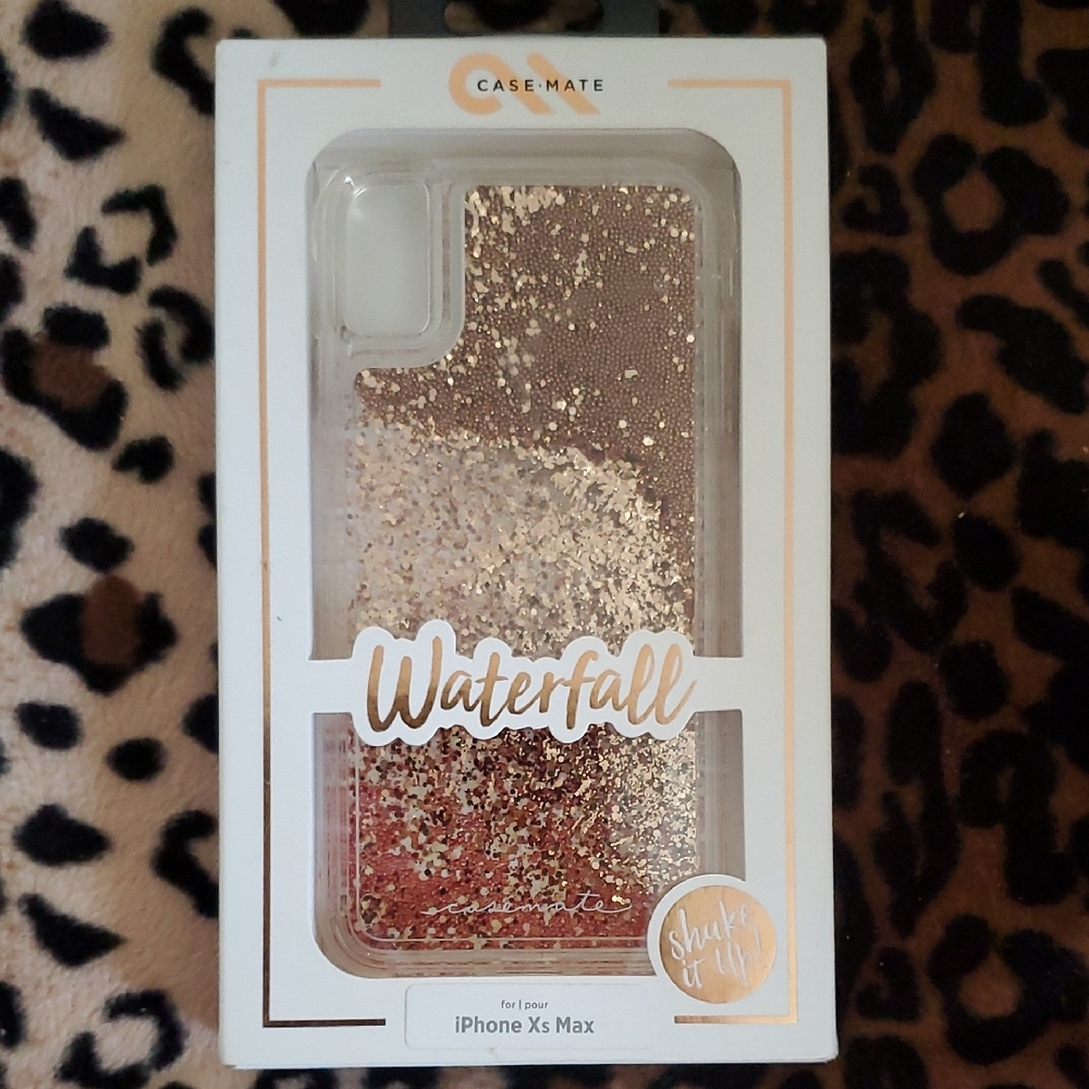 Case-Mate Waterfall iPhone Xs Max Case - Gold